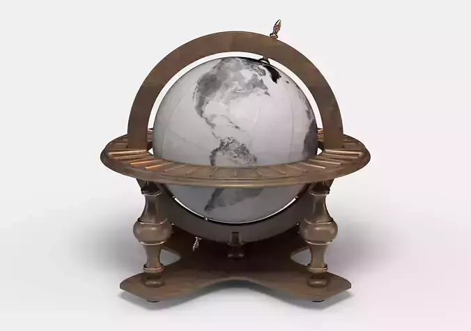 Antique World Globe Model