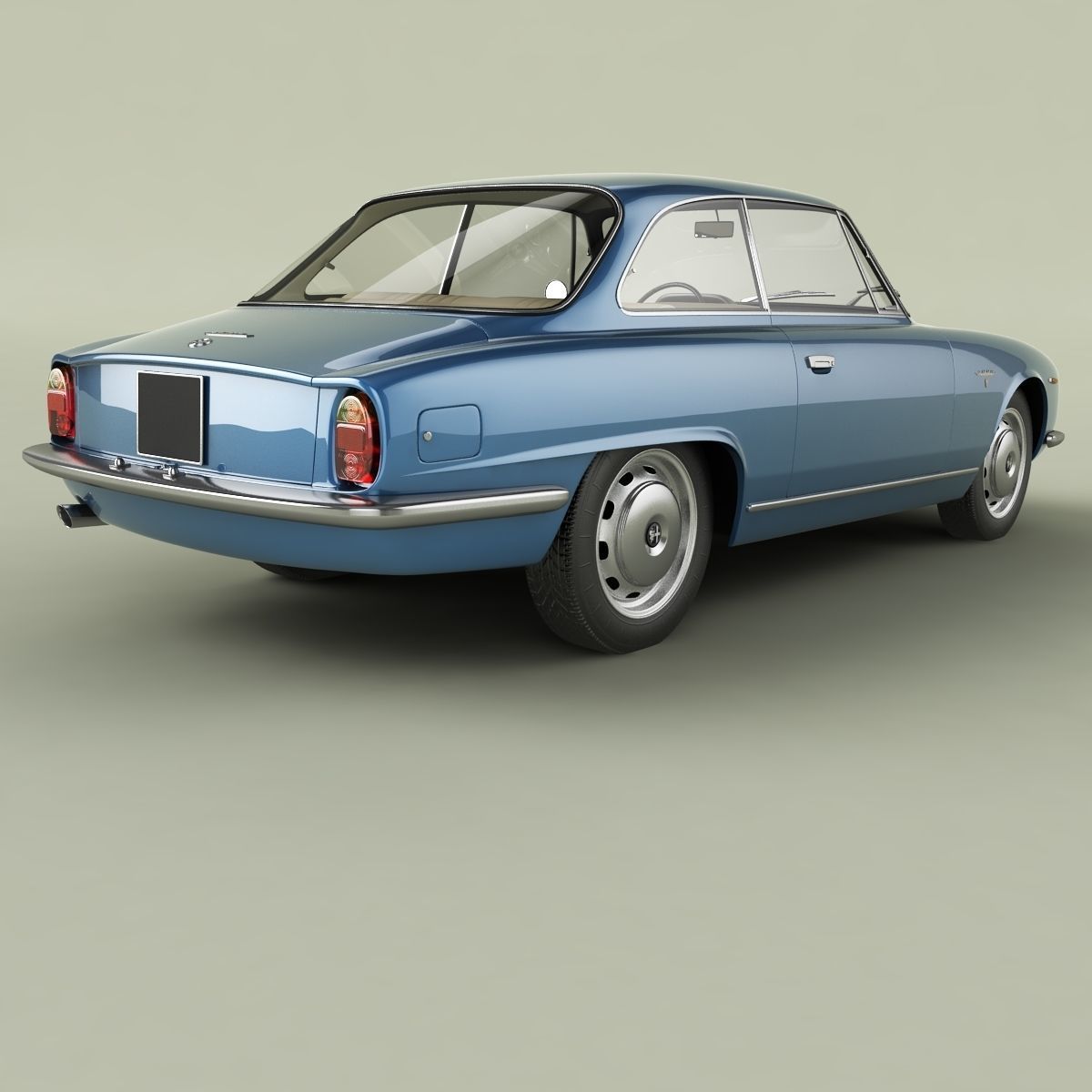 Alfa Romeo 2000 Sprint Coupe 3D model_2