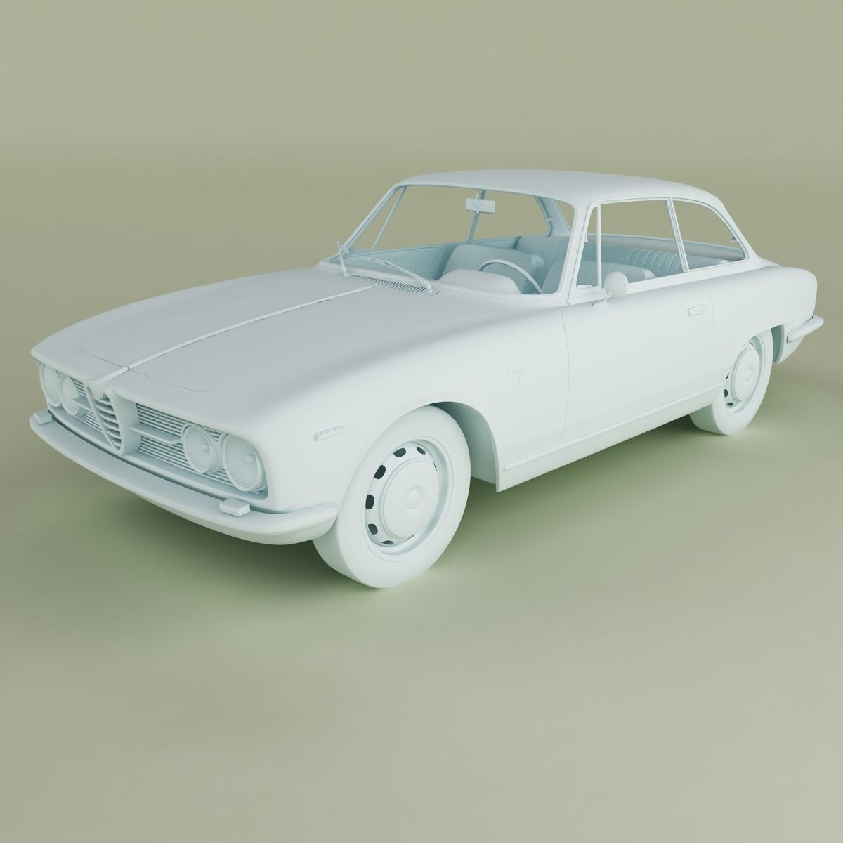 Alfa Romeo 2000 Sprint Coupe 3D model_10