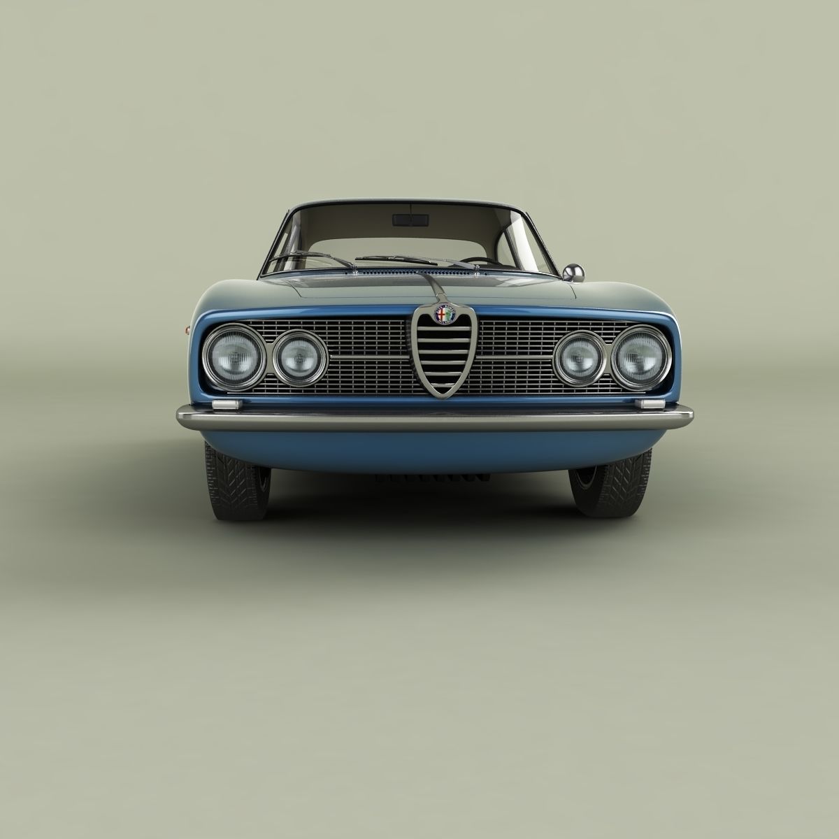 Alfa Romeo 2000 Sprint Coupe 3D model_4