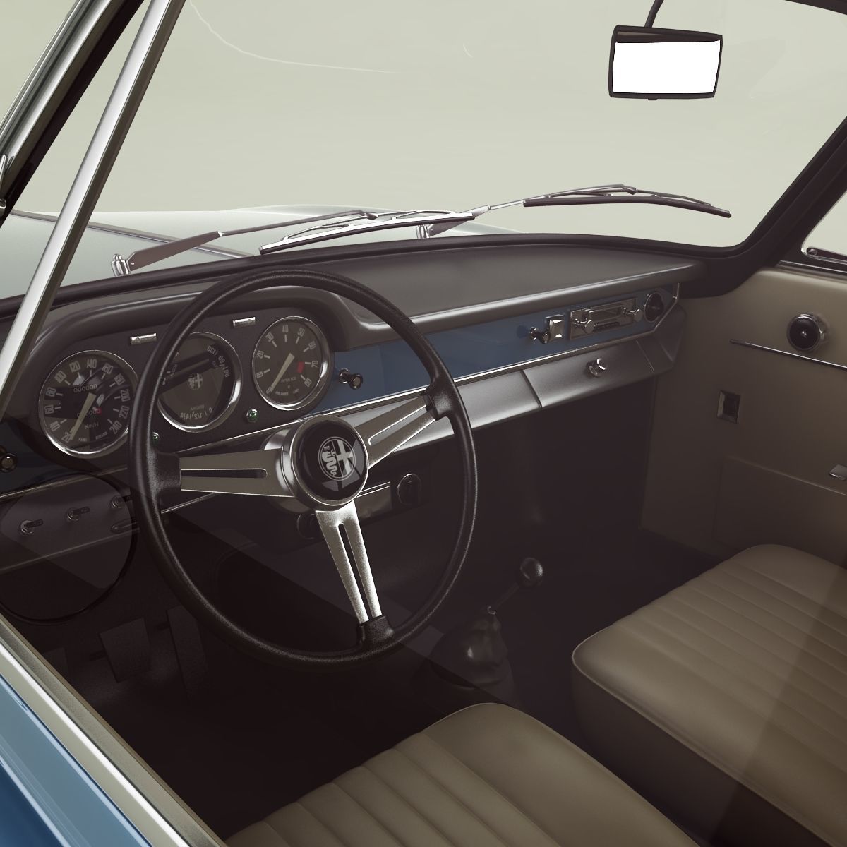 Alfa Romeo 2000 Sprint Coupe 3D model_8