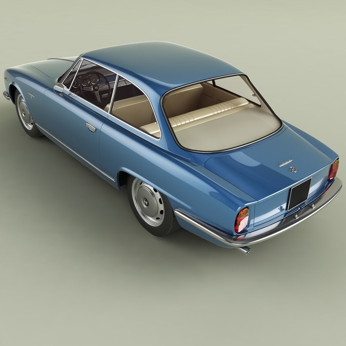 Alfa Romeo 2000 Sprint Coupe 3D model_7