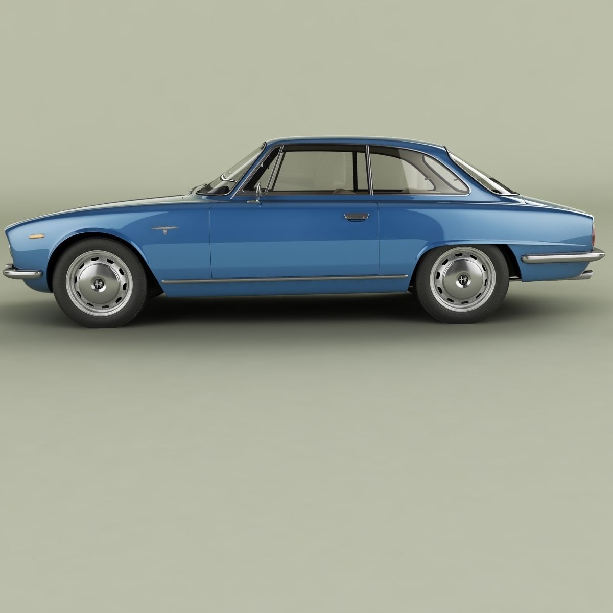 Alfa Romeo 2000 Sprint Coupe 3D model_1