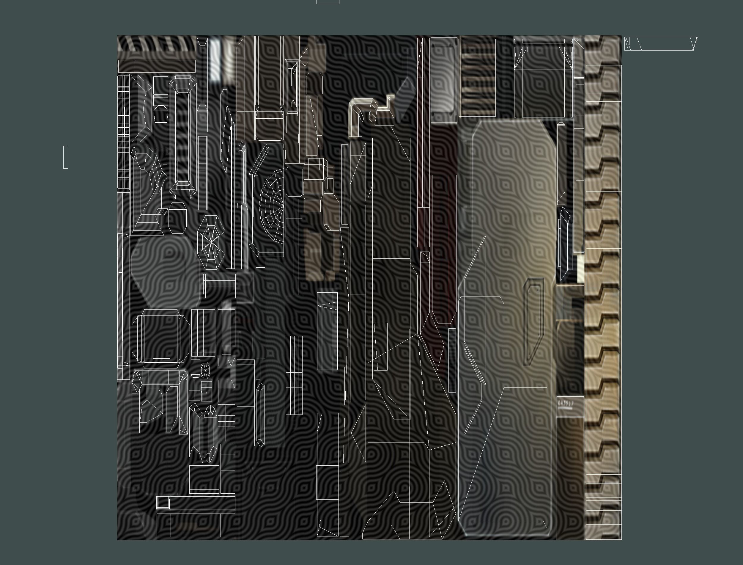 isometrical Mechanical Robot Assembly Conveyor 3 Low-poly 3D model_24