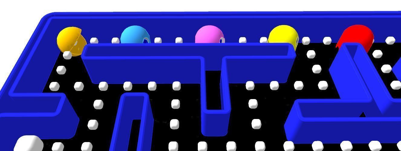 PAC MAN 3D 3D model_4