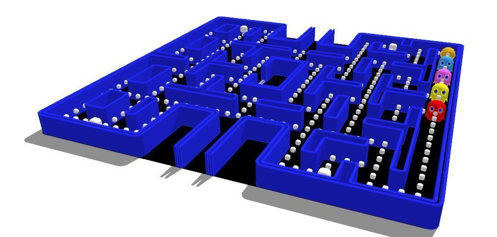 PAC MAN 3D 3D model_2