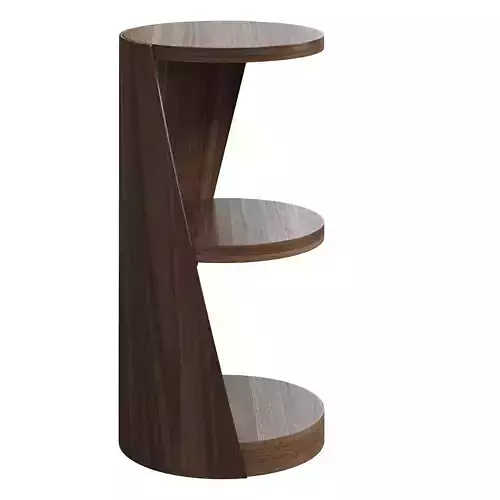 Tom Schneider DNA Single Strand Wooden Lamp Table 
