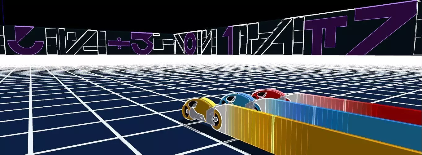 TRON GAMES GRID LIGHTCYCLES 3D model_0