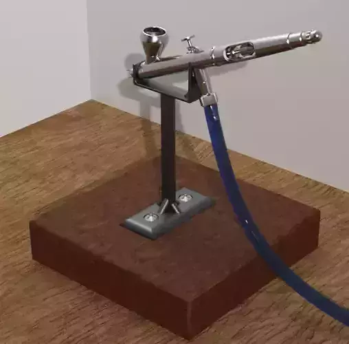 Airbrush stand Free 3D print model