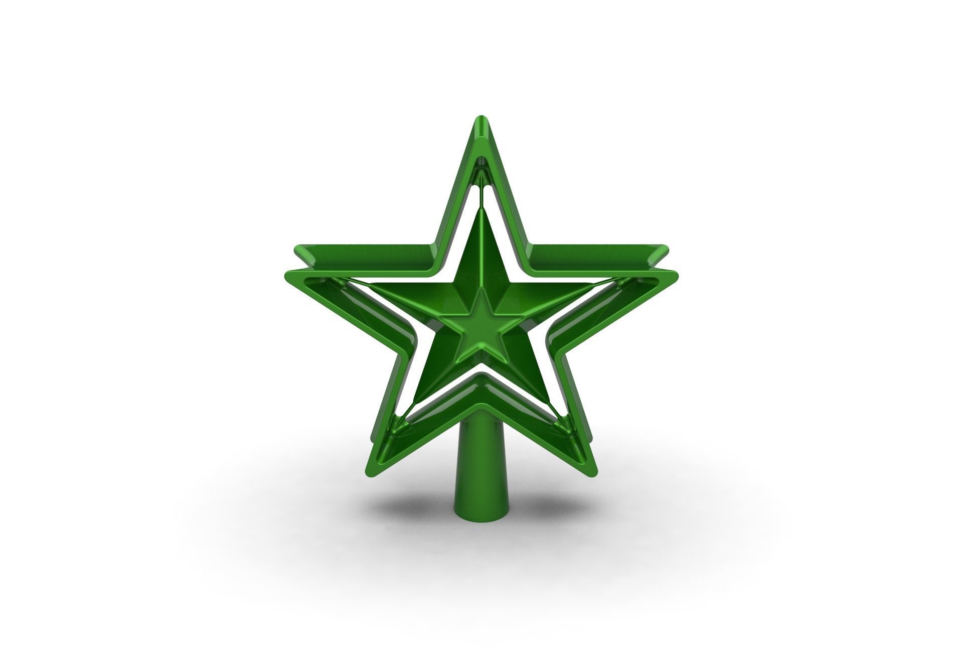 Christmas Xmas Tree Star Decoration 3D print model_23