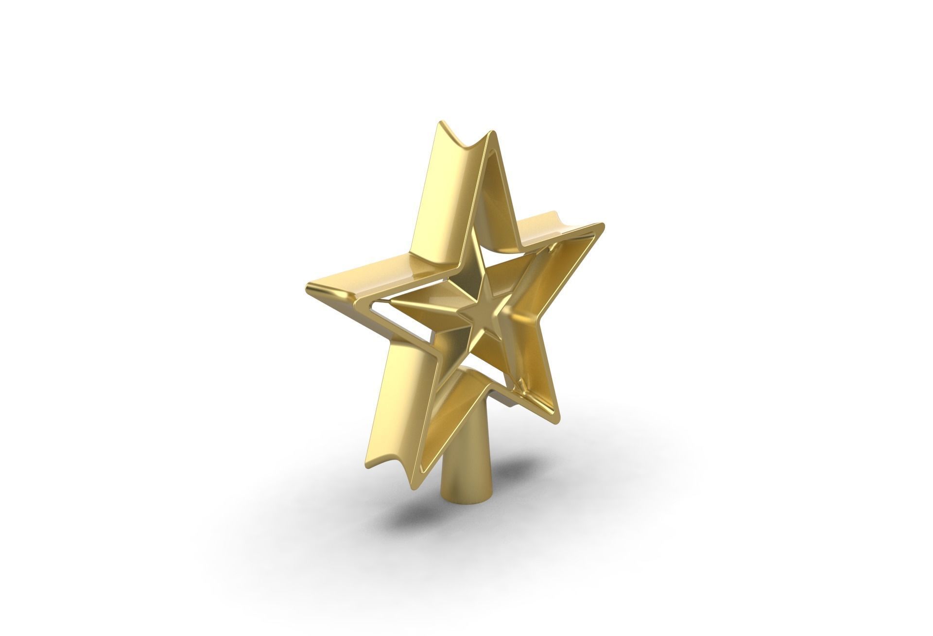 Christmas Xmas Tree Star Decoration 3D print model_14