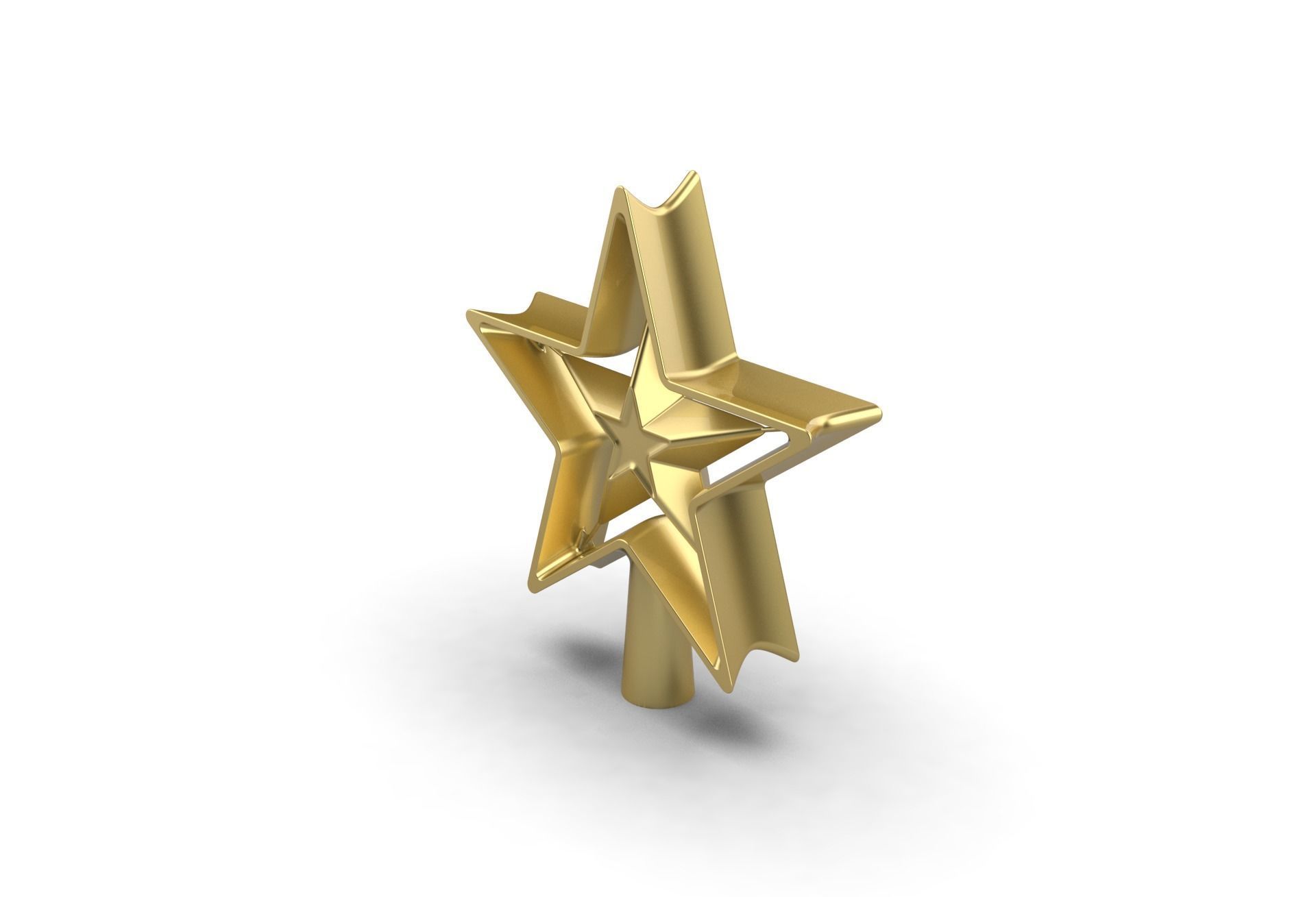 Christmas Xmas Tree Star Decoration 3D print model_11