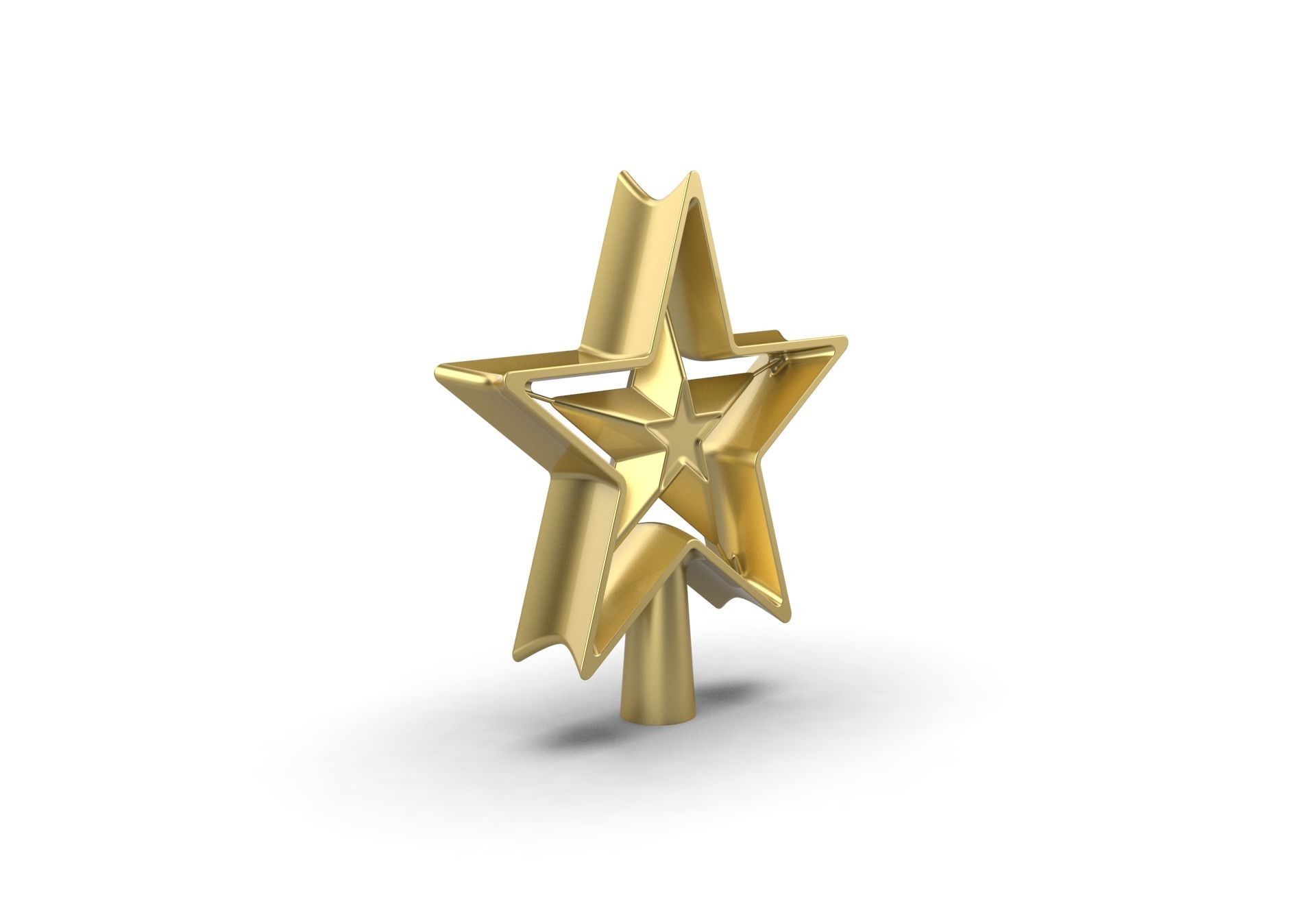 Christmas Xmas Tree Star Decoration 3D print model_8