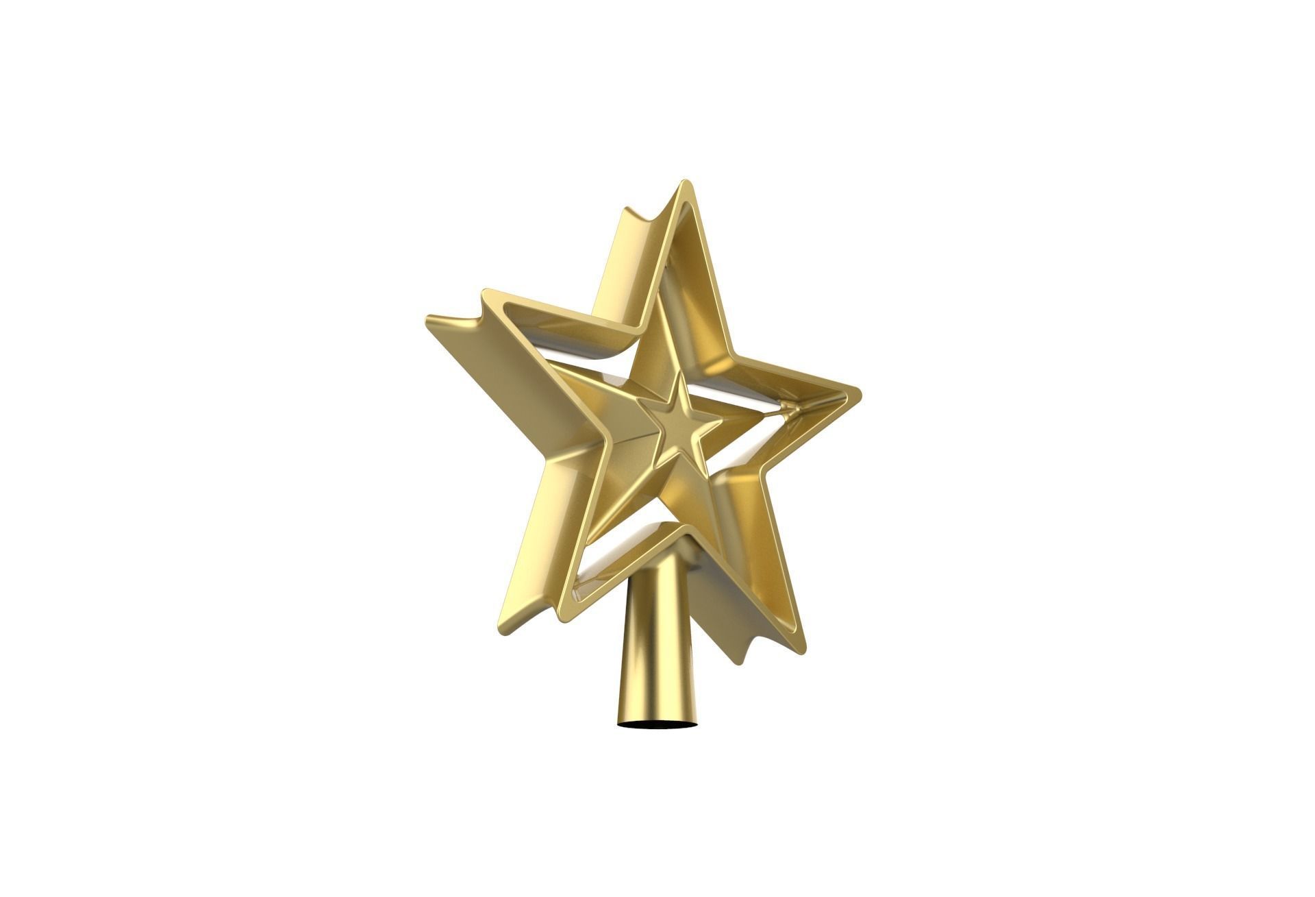 Christmas Xmas Tree Star Decoration 3D print model_19