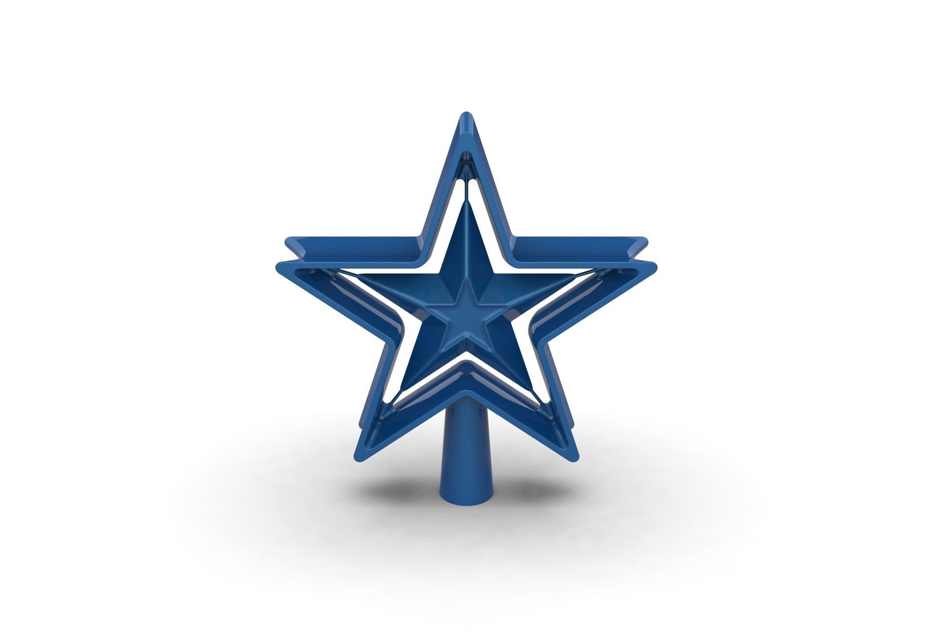 Christmas Xmas Tree Star Decoration 3D print model_22