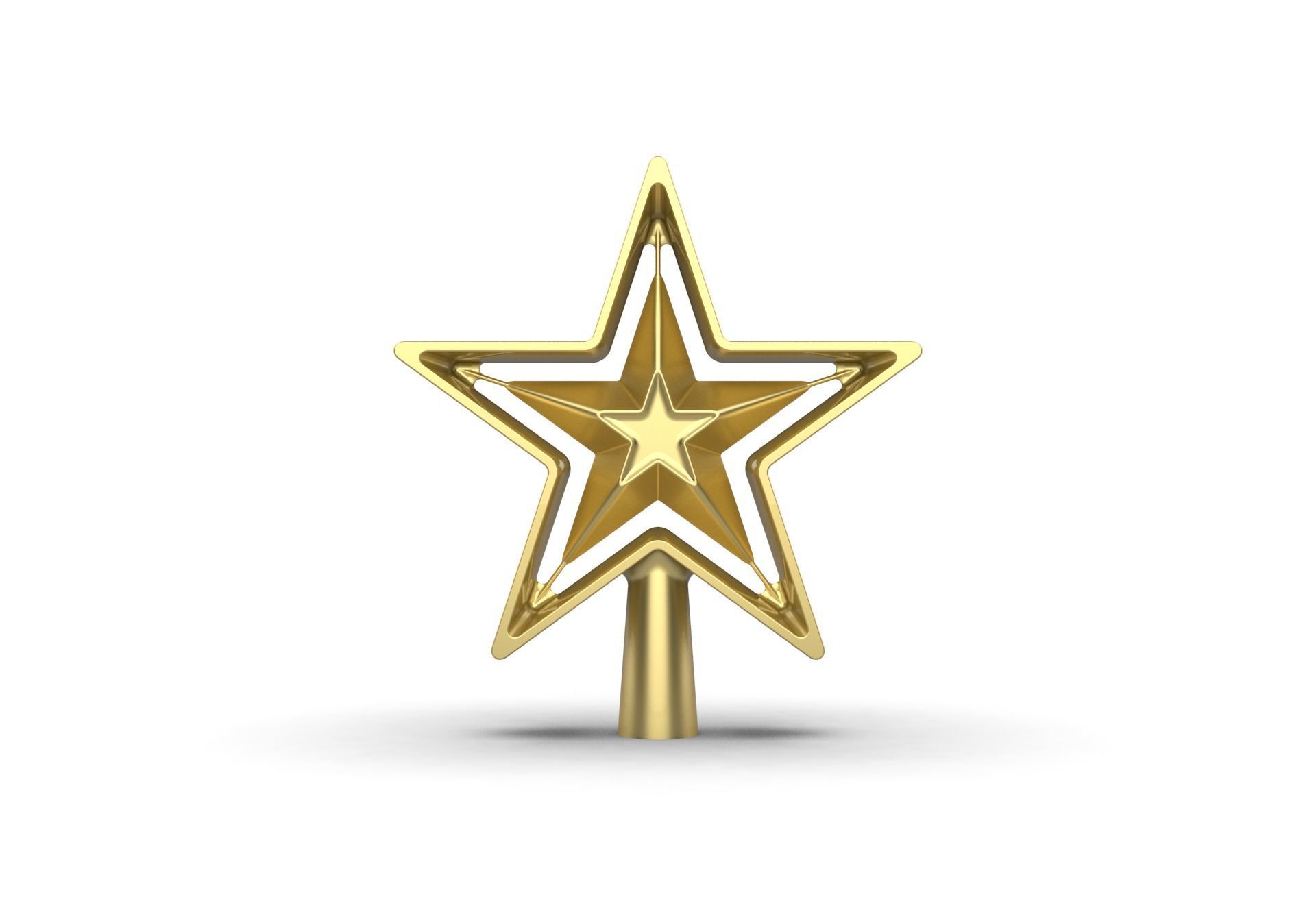 Christmas Xmas Tree Star Decoration 3D print model_21