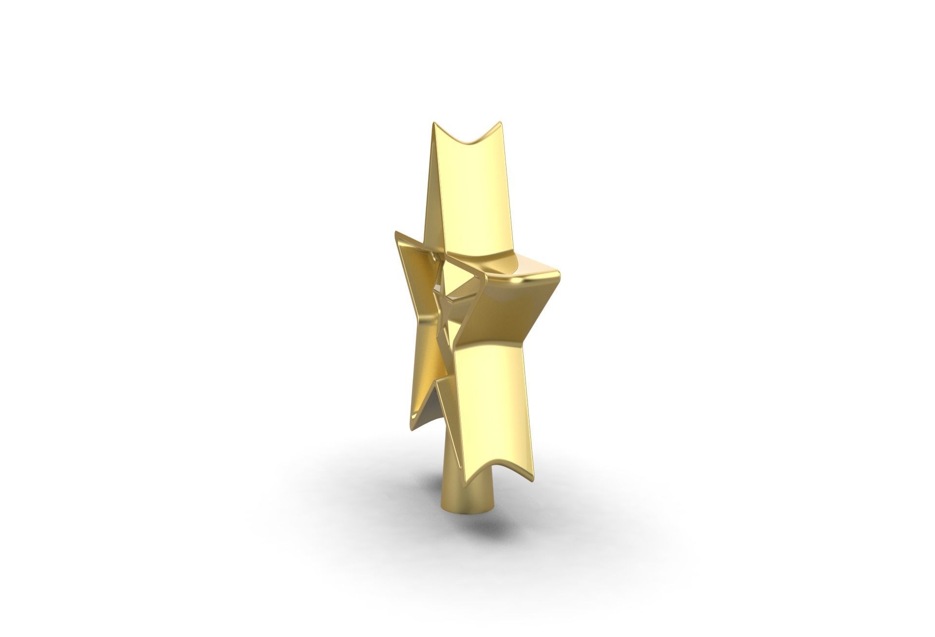 Christmas Xmas Tree Star Decoration 3D print model_6