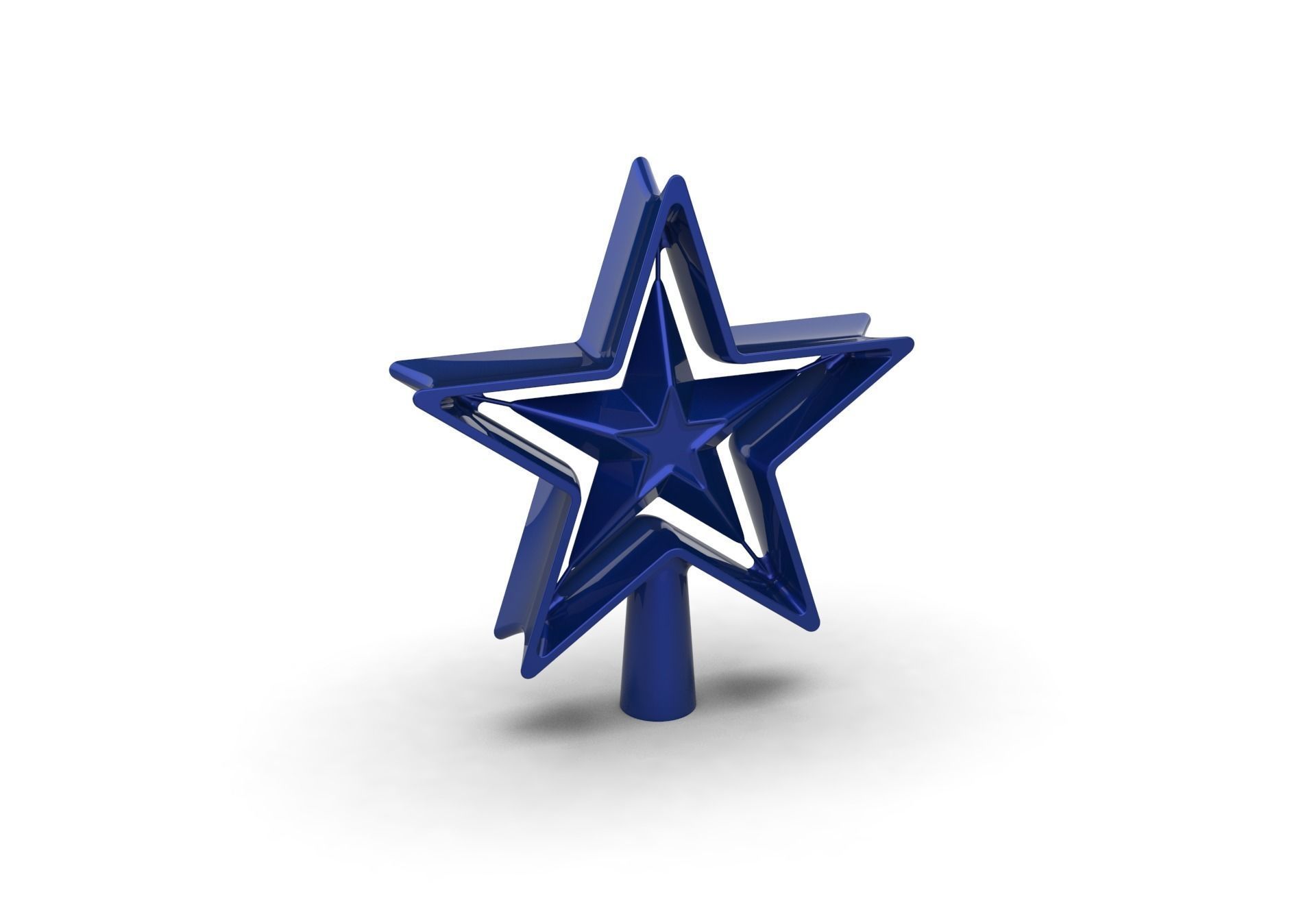 Christmas Xmas Tree Star Decoration 3D print model_31