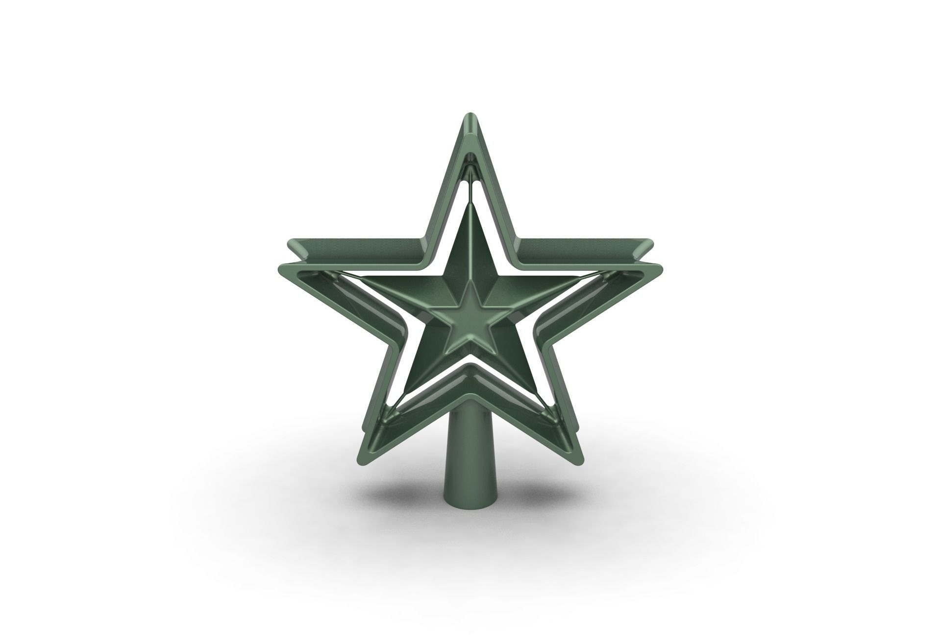 Christmas Xmas Tree Star Decoration 3D print model_27
