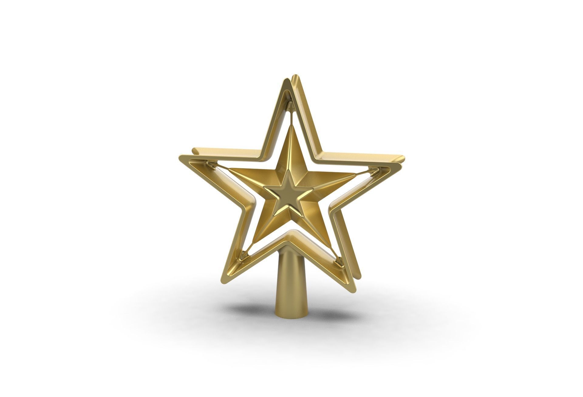 Christmas Xmas Tree Star Decoration 3D print model_10