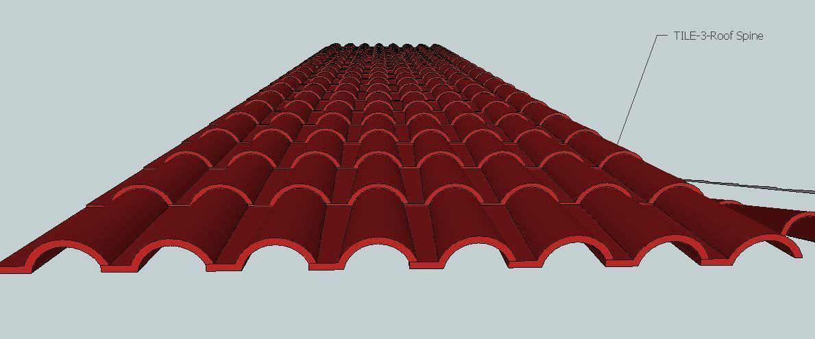 ROOF TILES 3D model_2