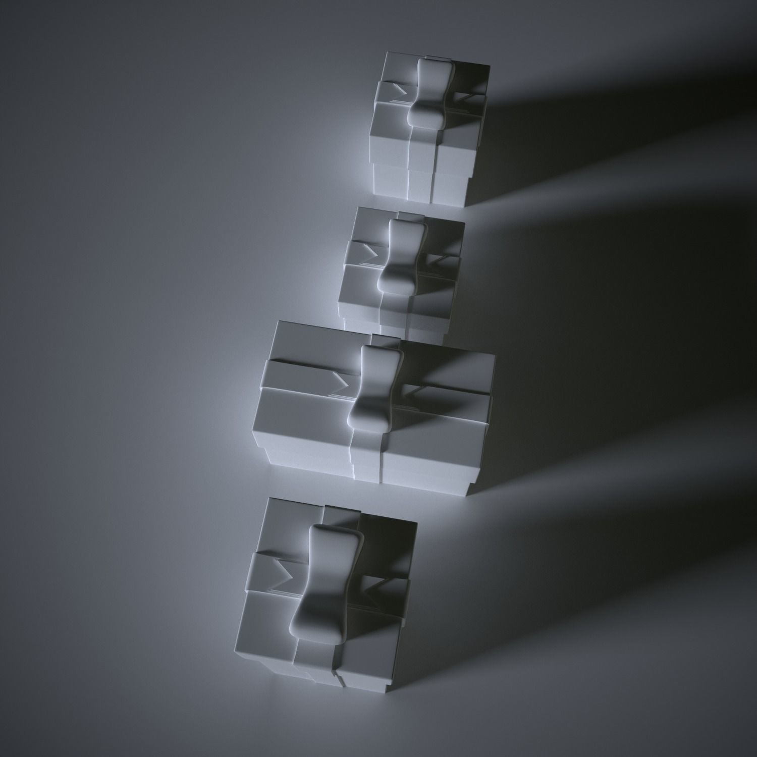 4 Christmas gifts 3D print model_4