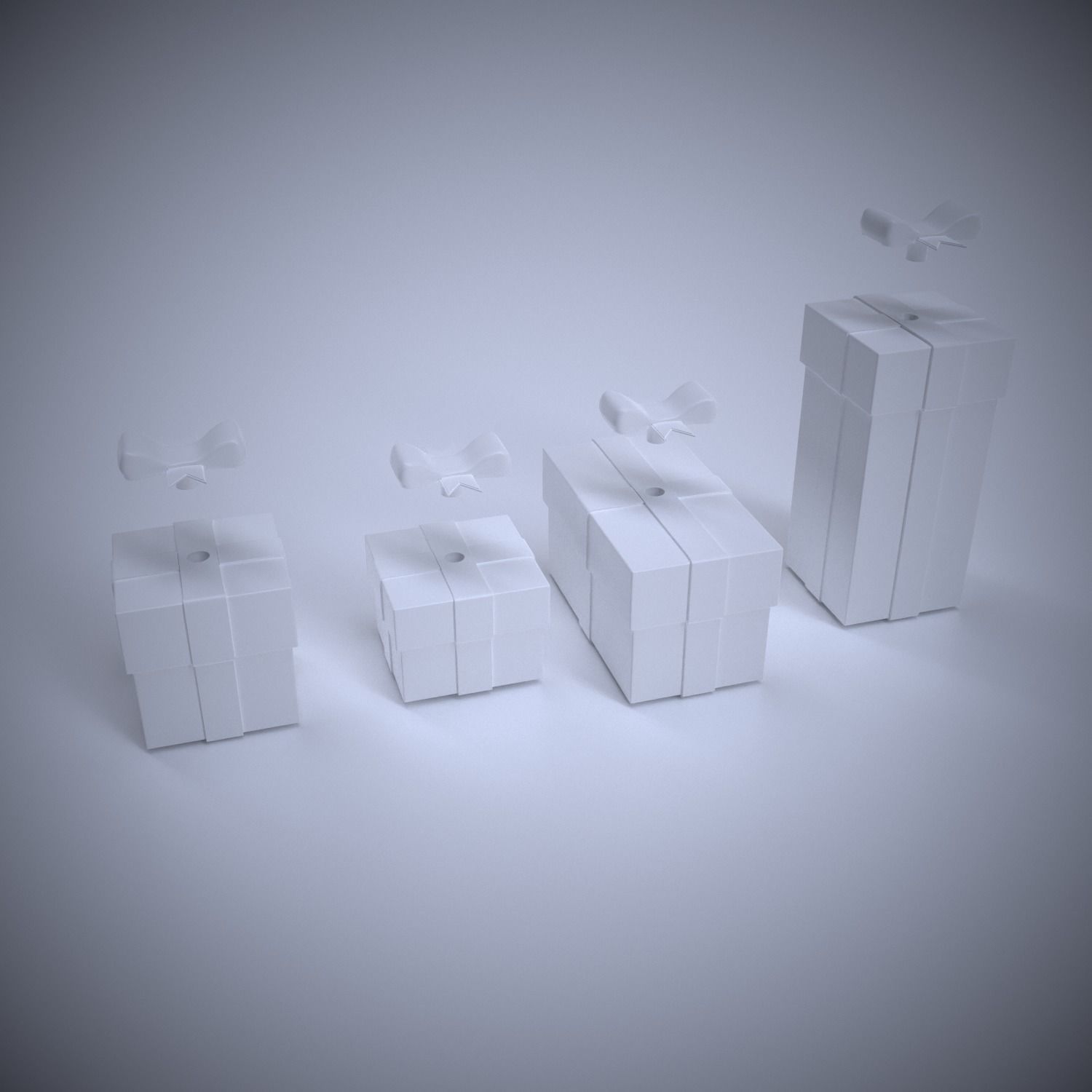 4 Christmas gifts 3D print model_13