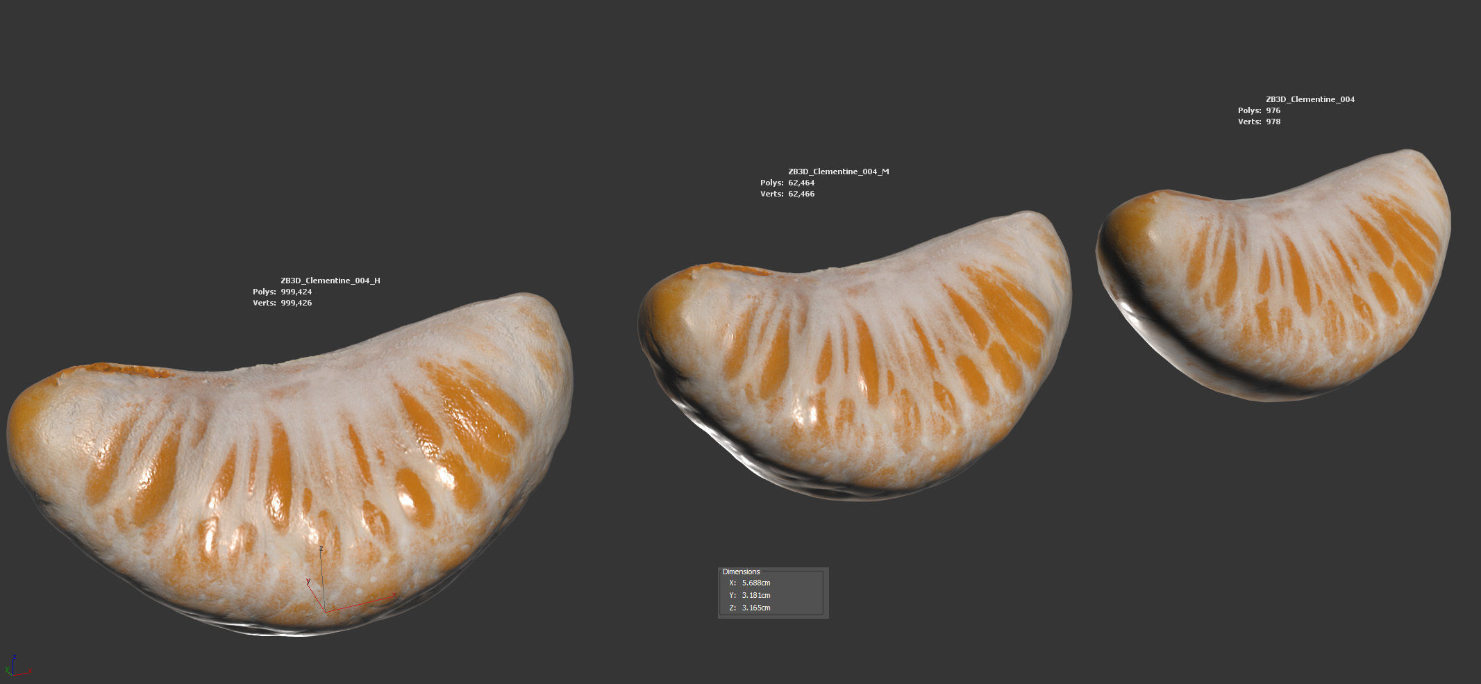 Clementine 3D model_5