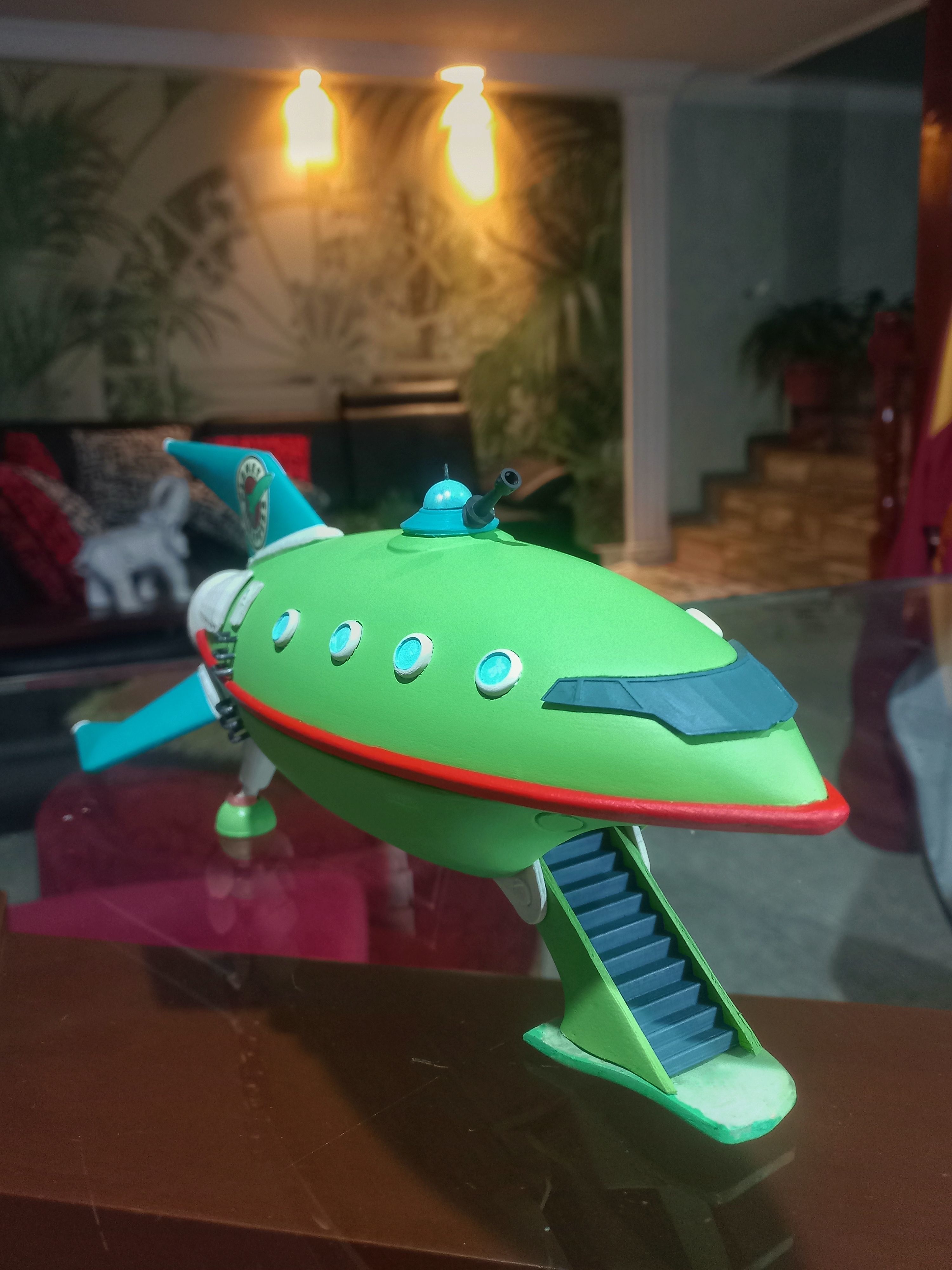 NAVE PLANET EXPRESS SHIP FUTURAMA ARTICULADA 3D model 3D printable ...