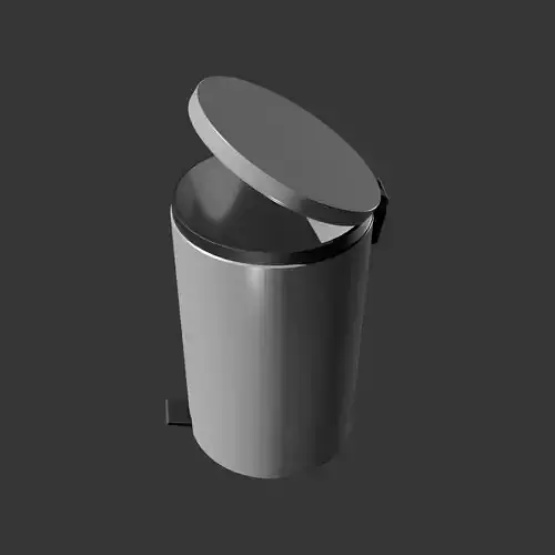 Trash Can 3D Model 