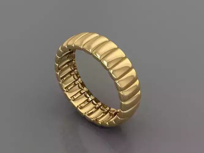 Ring 3D Print 3D print model 3D print model sterling silver