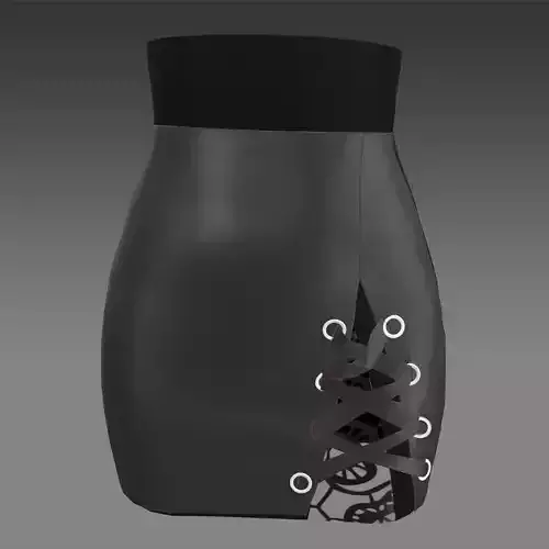 BLOUSE SKIRT AND SOCK DETAIL STRAP X SKIRT AND LACE DETAIL LOOK