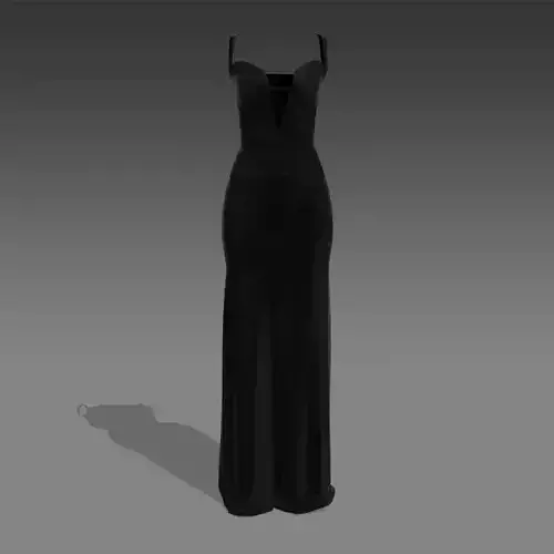 DRESS V NECKLINE CORSET DRESS 