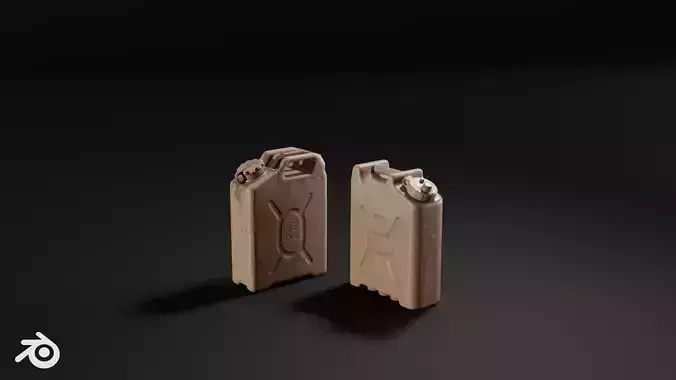 Canister - PBR Game Ready pair of wooden boxes