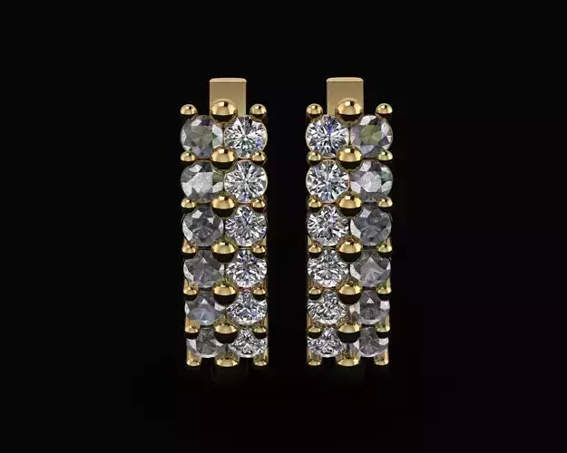Diamond earrings