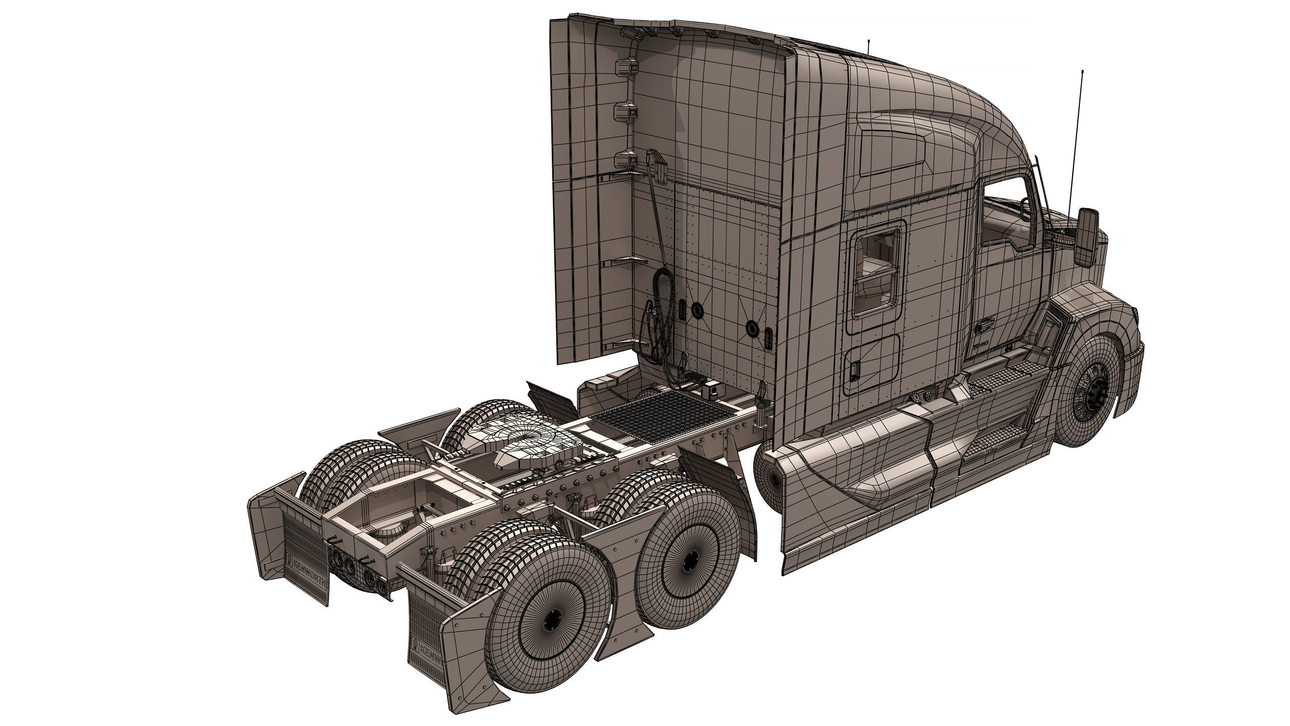 Kenworth T680 Next Gen 2023 3D model_24