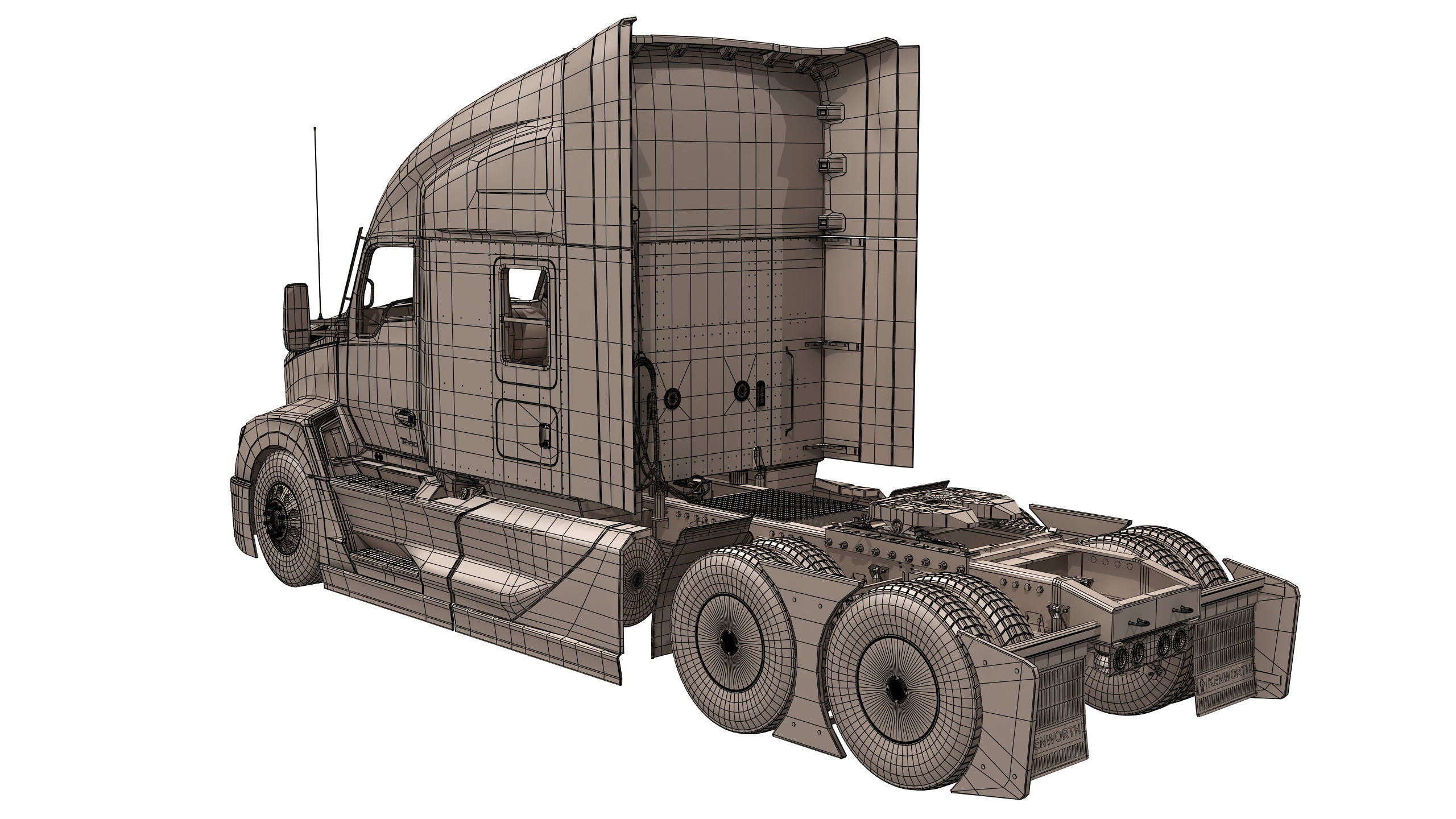 Kenworth T680 Next Gen 2023 3D model_23