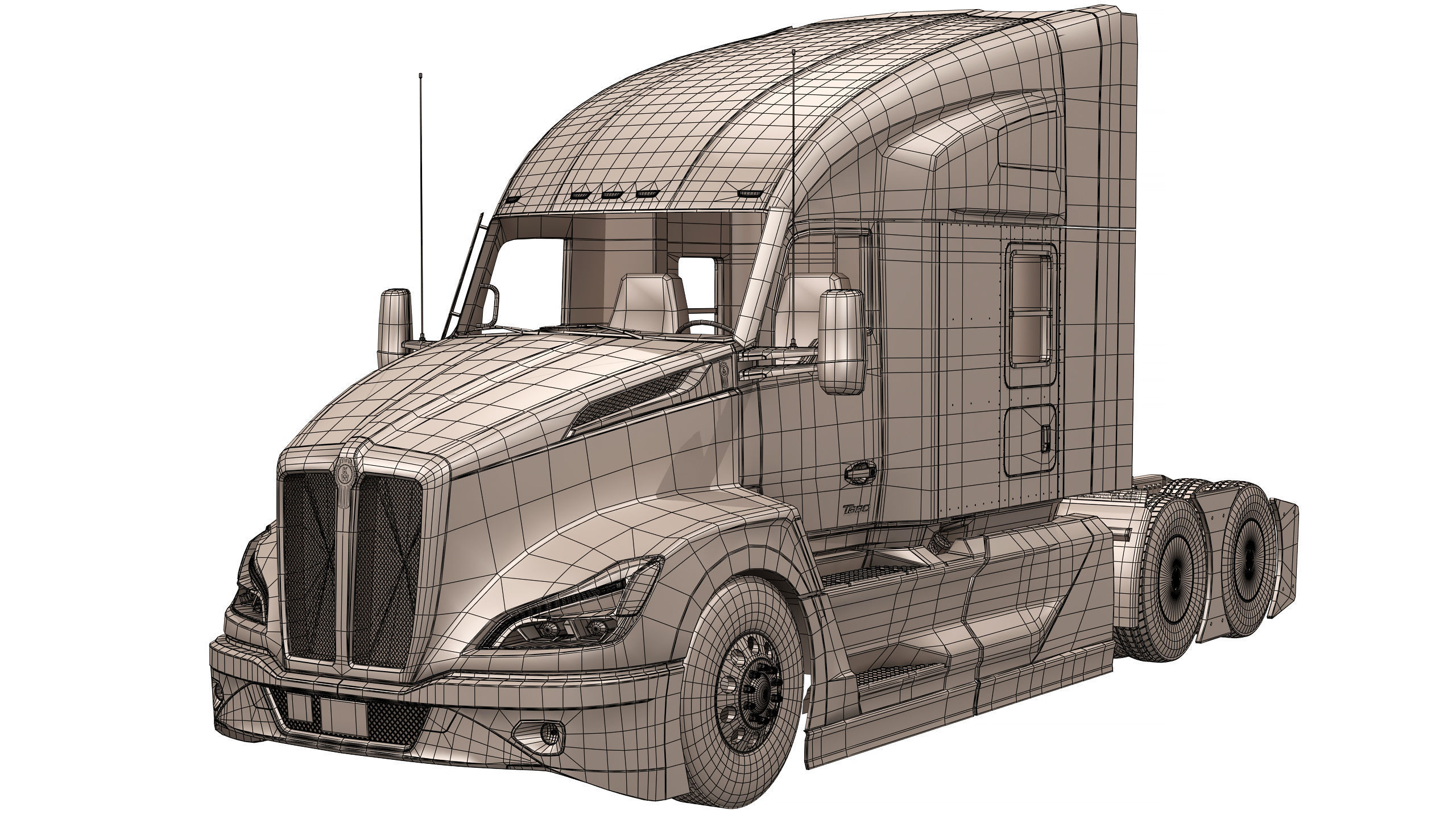 Kenworth T680 Next Gen 2023 3D model_22