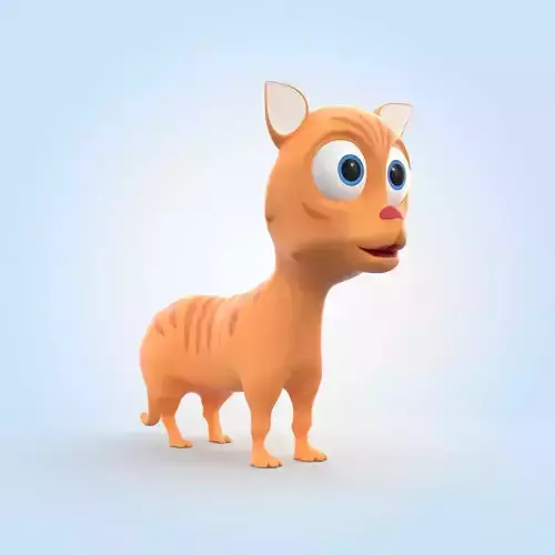 Cartoon Cat 3D model