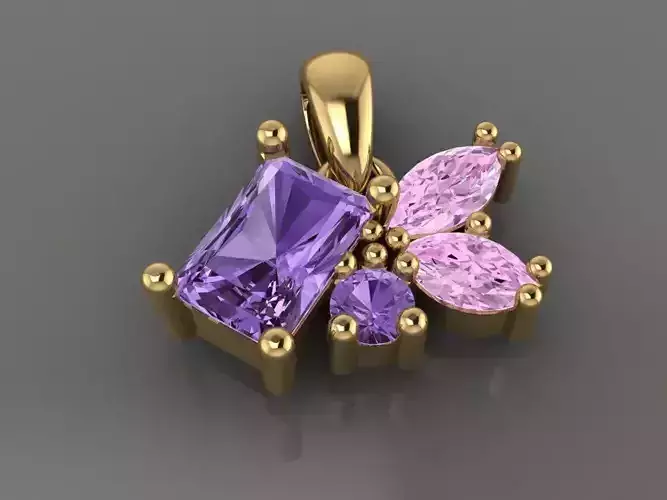 Earrings and Ring Set 3D print