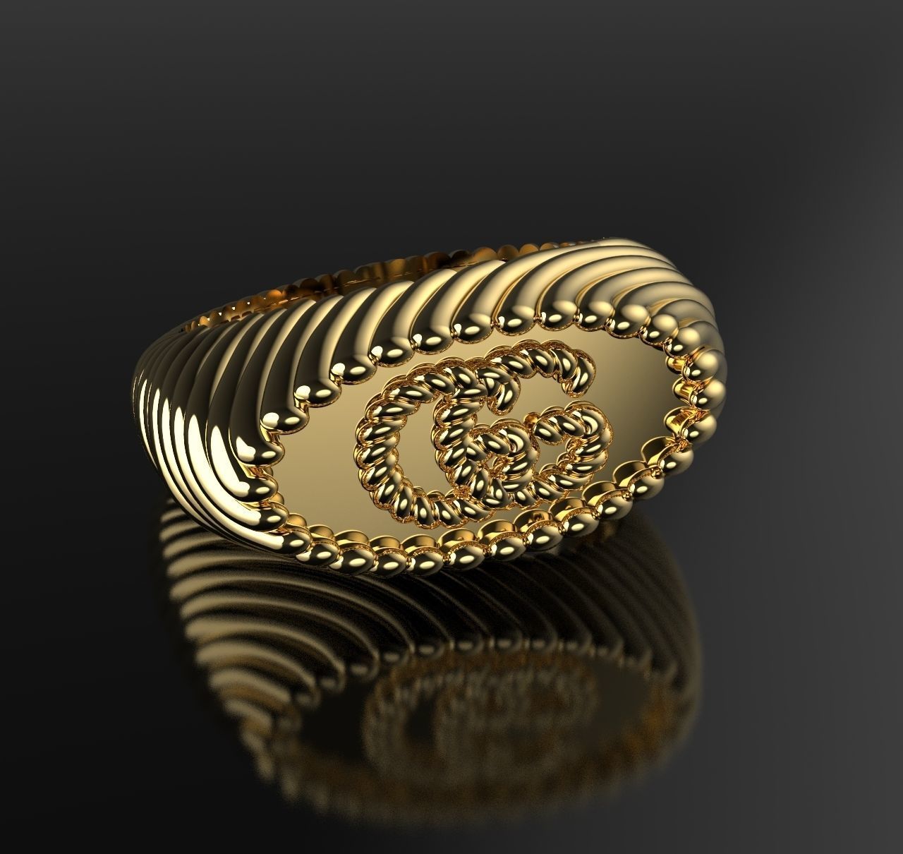 Ring famous family  3D print model_7