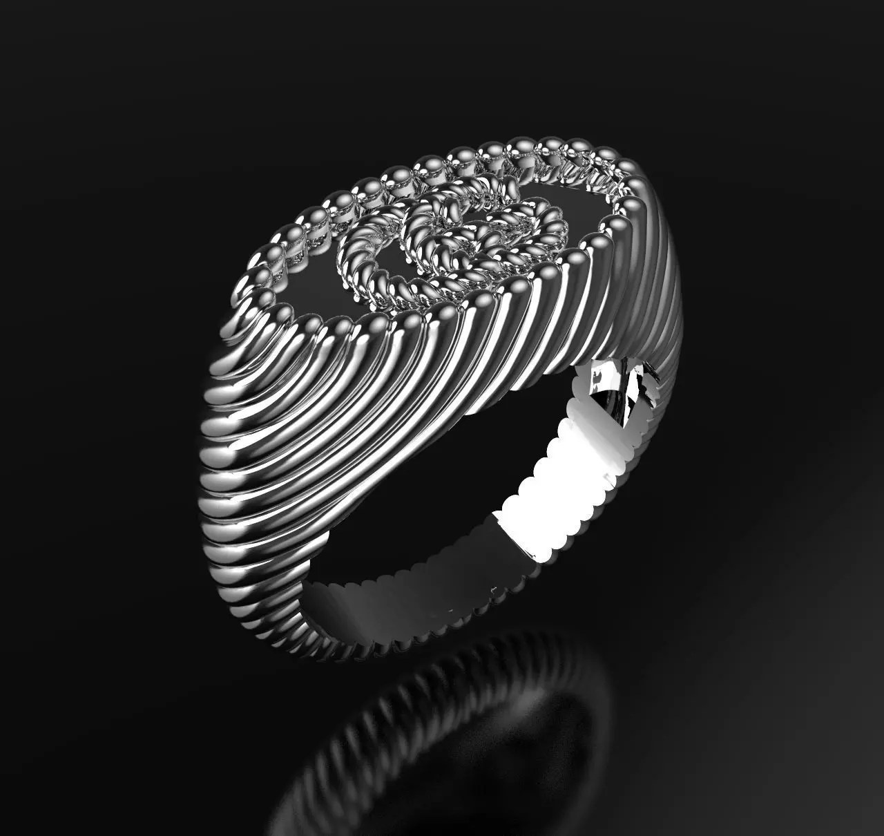Ring famous family  3D print model_0