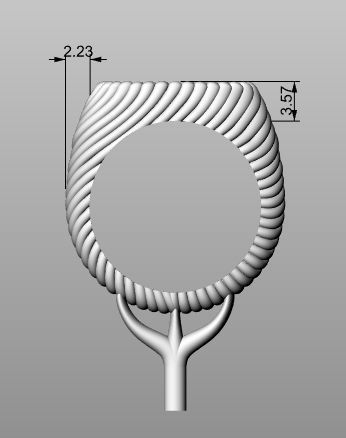 Ring famous family  3D print model_10