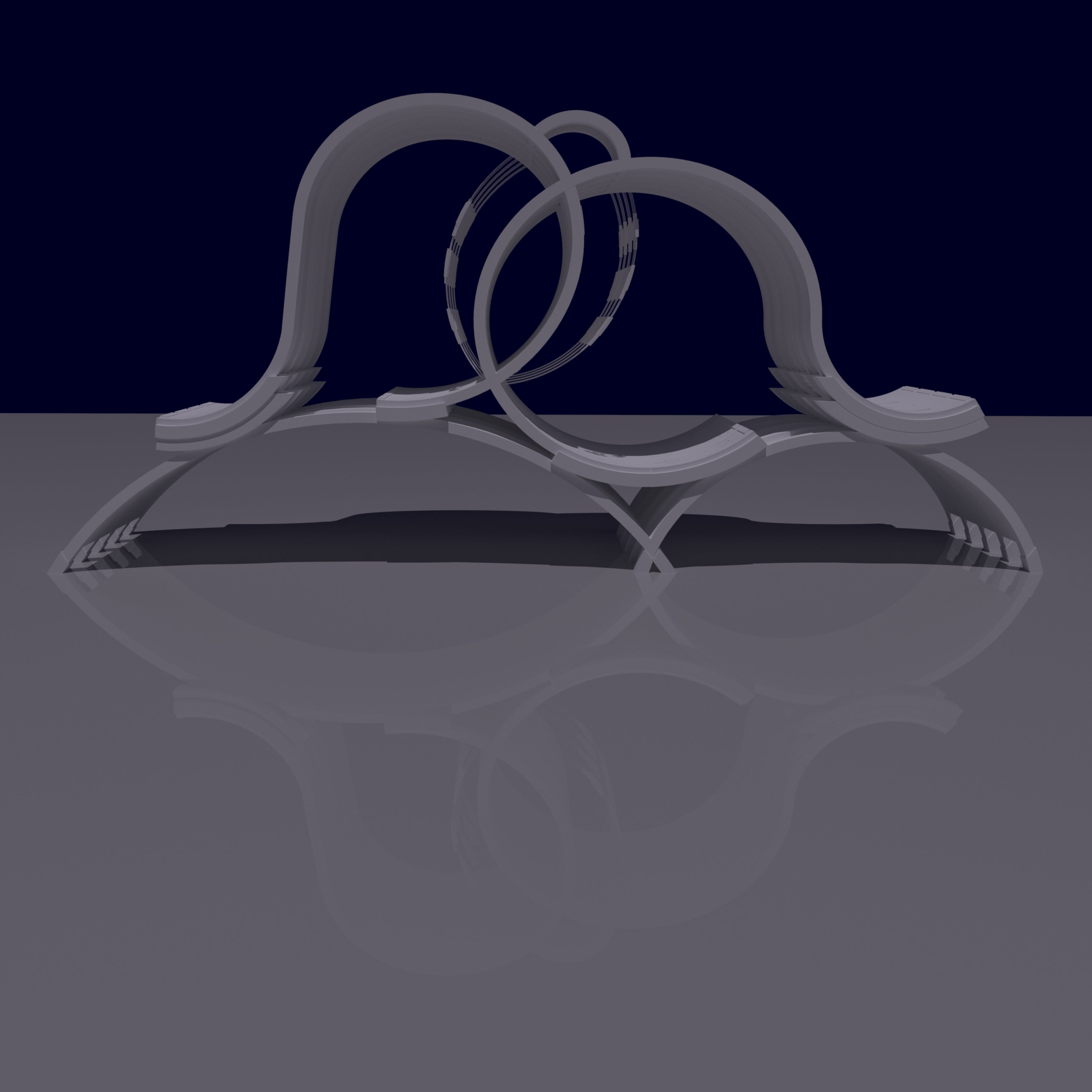 Dove Sculpture 3D model_5