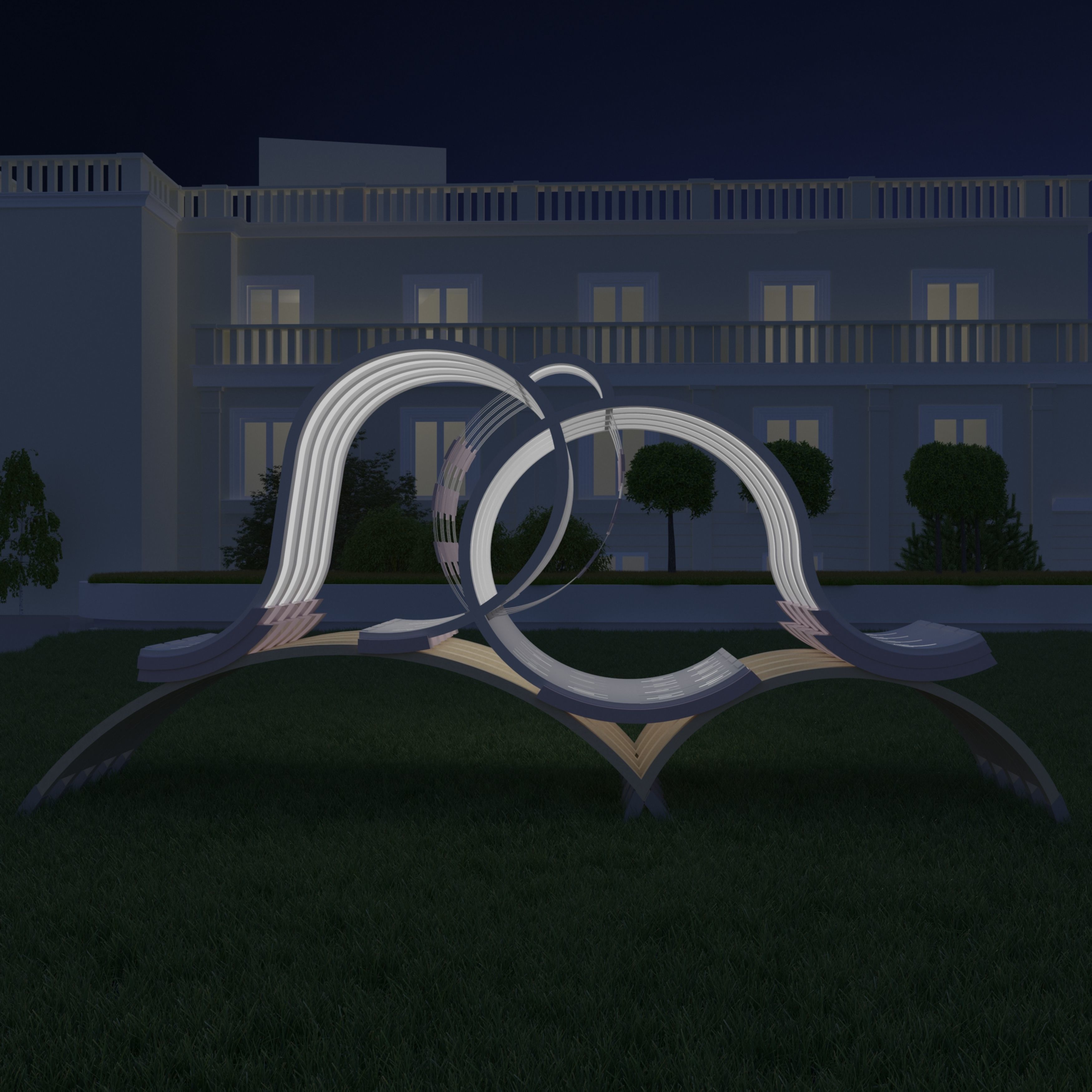 Dove Sculpture 3D model_1