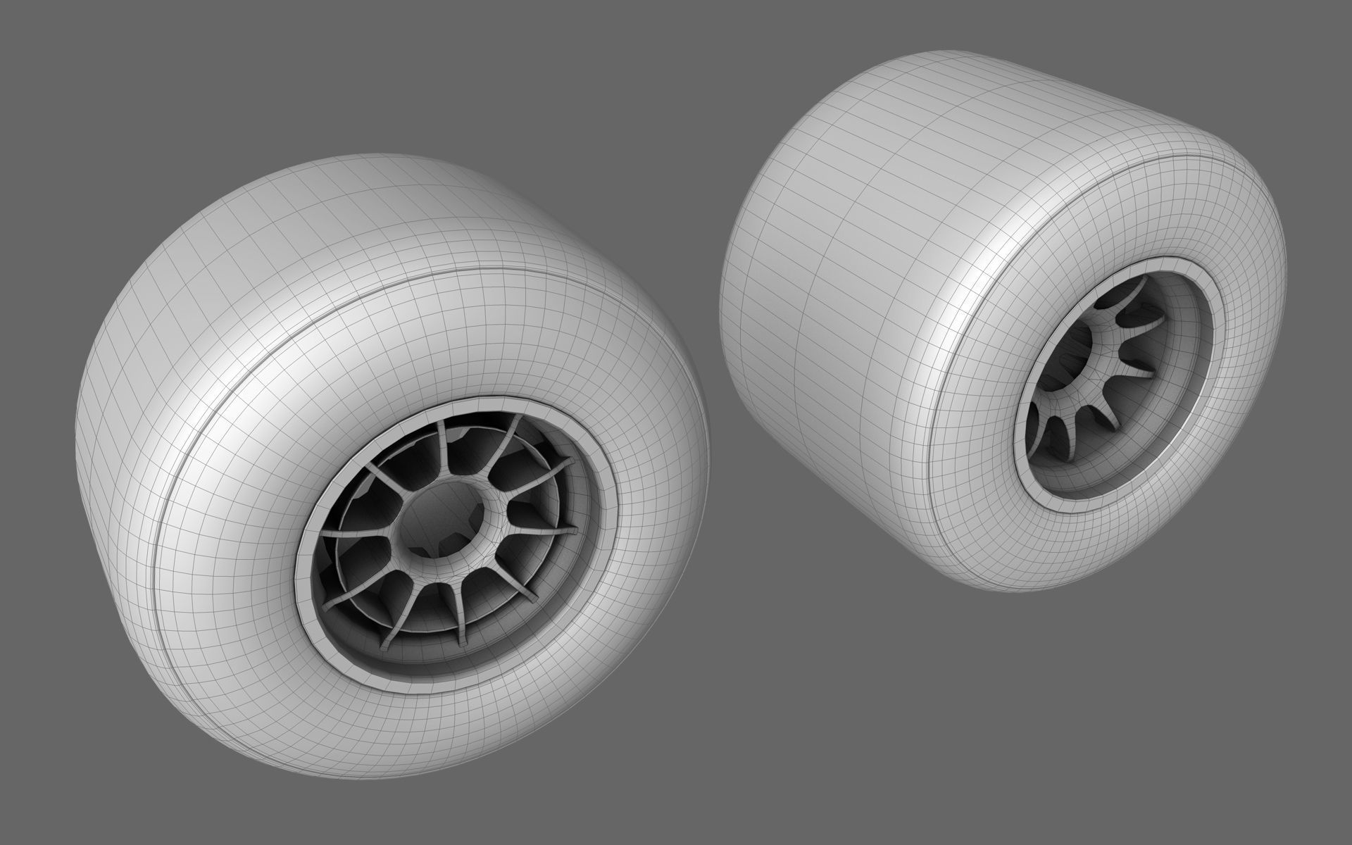 F1 2017 Tire Rim Collection free VR / AR / low-poly 3D model | CGTrader