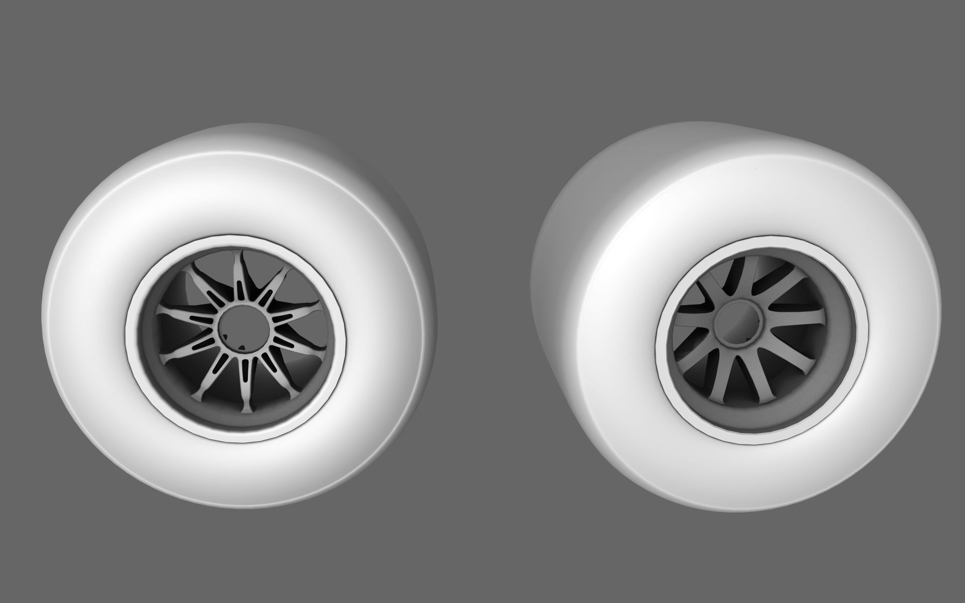 F1 2017 Tire Rim Collection free VR / AR / low-poly 3D model | CGTrader