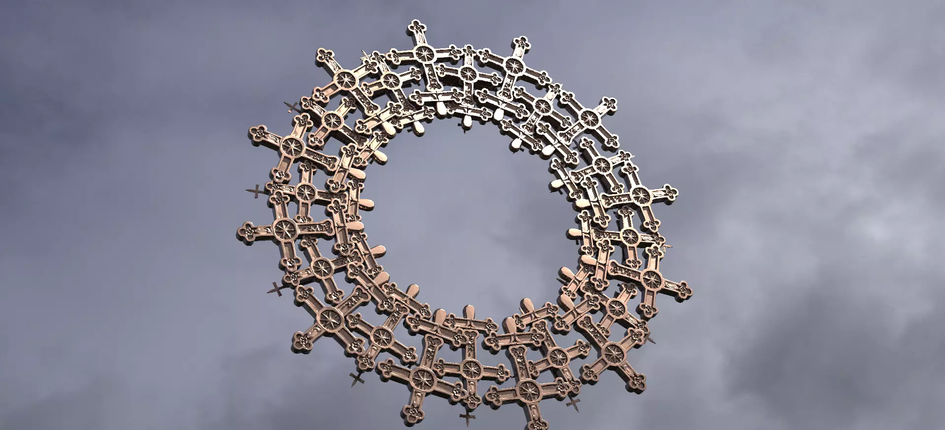 Vortex Golden Ring 3 3D model