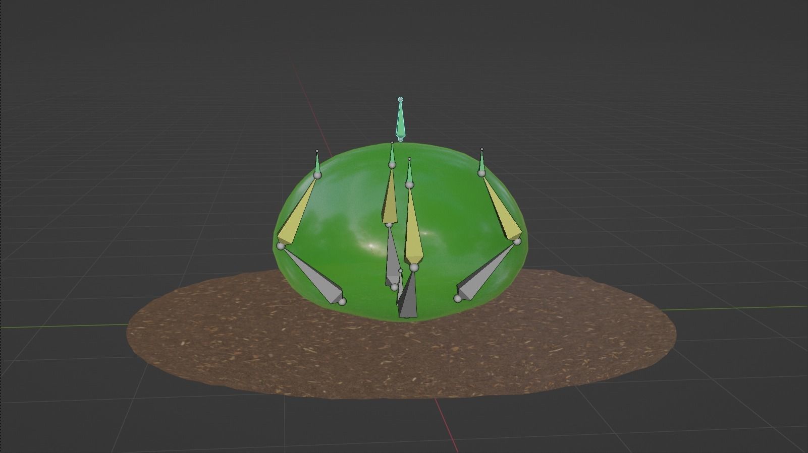 Simple Slime Free low-poly 3D model_3