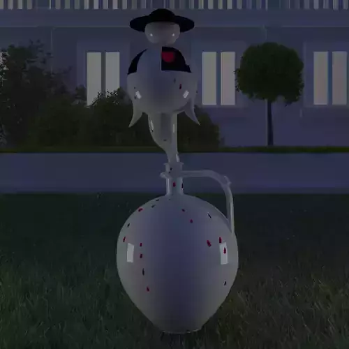 Ghost From The Jar Sculpture 3D model